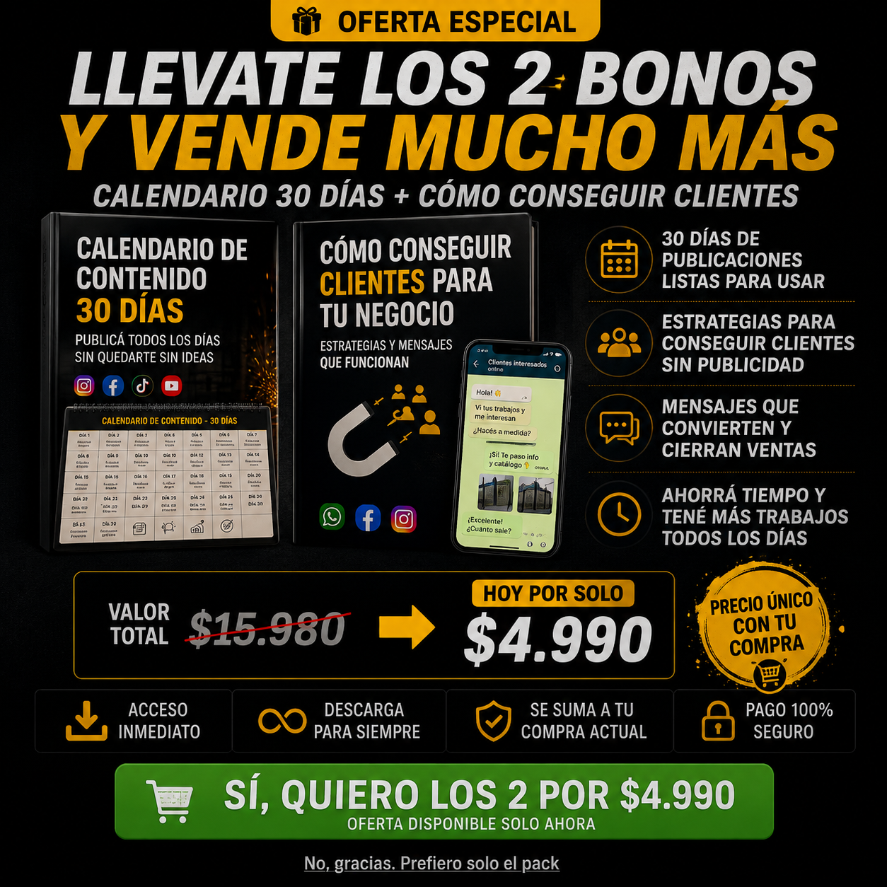 🔥 COMBO VENDÉ MÁS